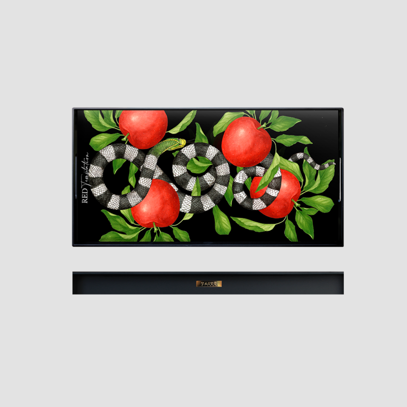 ds Vassoio rettangolare Red 40x20cm - immagine 1