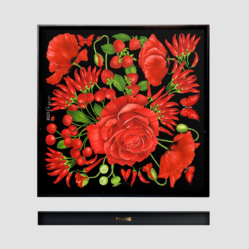dsd Vassoio quadrato Red Passion - immagine 1