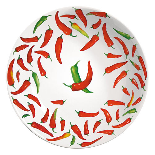 fondo_1 Piatto fondina Peperoncino - immagine 1