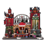 Villaggio incantato Green House Animata con LED