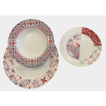 Servizio piatti x6 Atollo Meditarraneo (18 pz.)