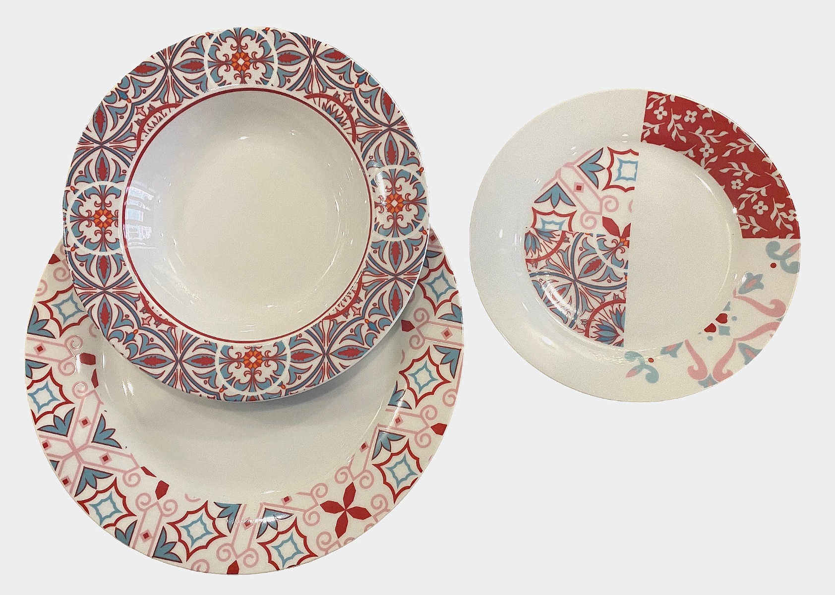 image_6483441_7_ Servizio piatti x6 Atollo Meditarraneo (18 pz.) - immagine 1