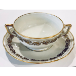 Tazze brodo con piatto Chambord