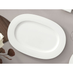 Piatto ovale Royal White 41 cm