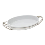 Teglia/Risottiera con supporto ovale New Living