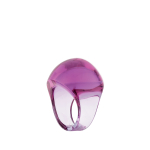 Anello cabochon fucsia/parme