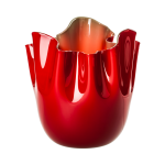 Vaso Fazzoletto rosso verdemela 13,5cm