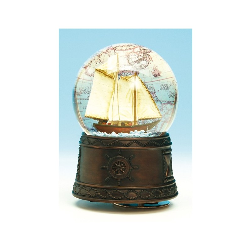 rrer Veliero boule de neige carillon - immagine 1
