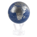 Globo Blue and Silver 12 cm