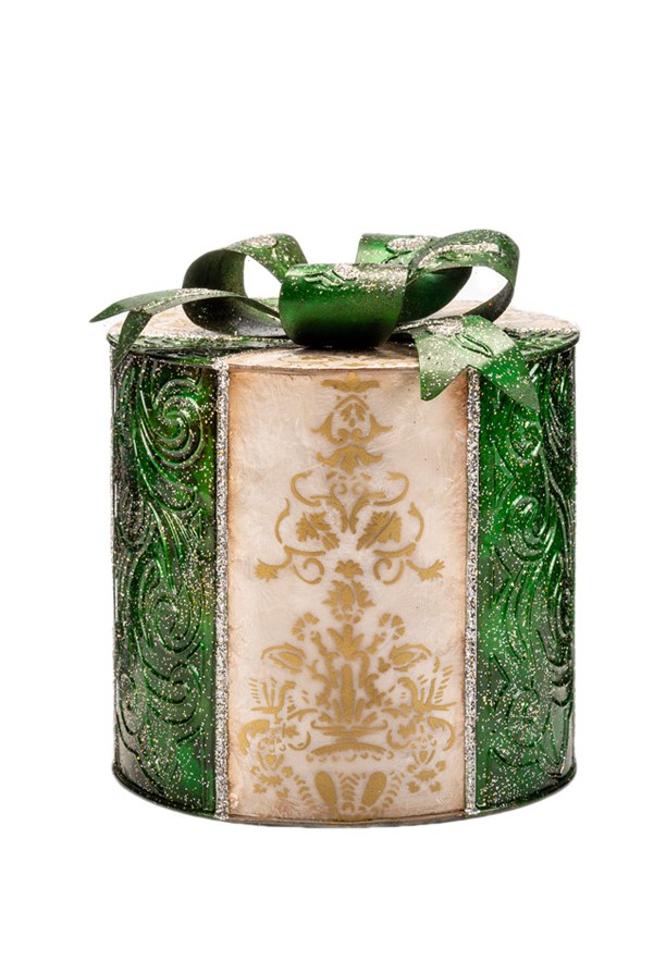 ve_2 Decorazione pacco dono verde - immagine 1