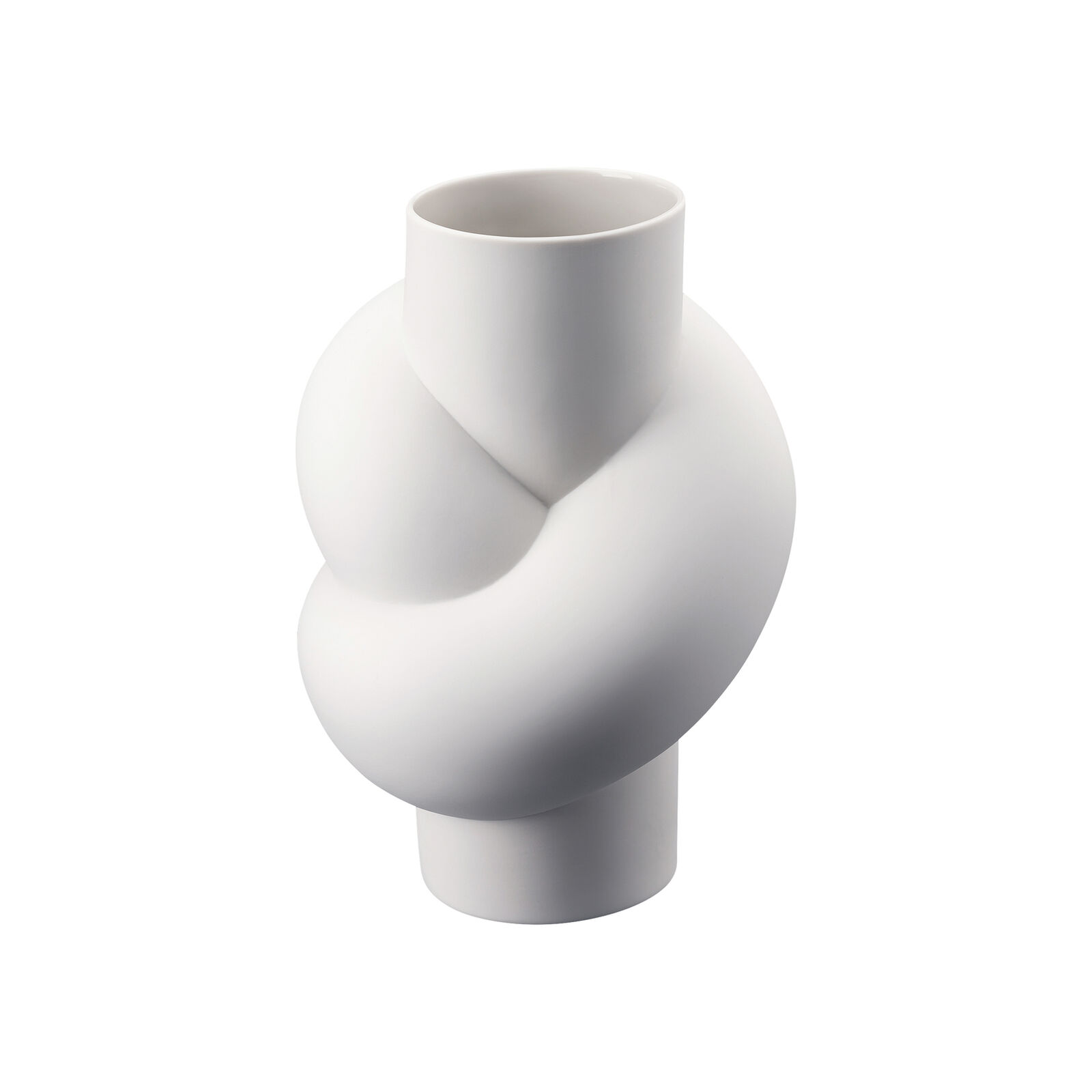 wh Vaso Nodo 25 cm bianco - immagine 1
