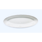 Piatto ovale Pesciera Antico Doccia bianco
