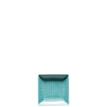 Piattino quadro Mesh azzurro Aqua 10cm
