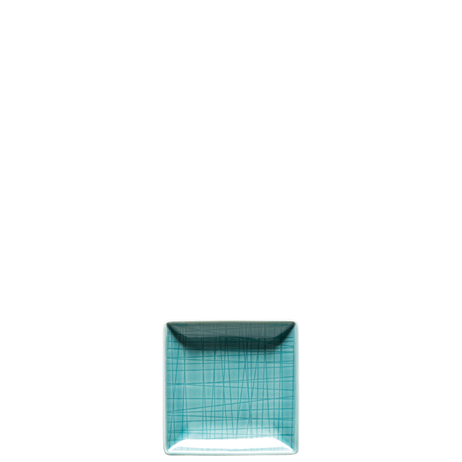 aq Piattino quadro Mesh azzurro Aqua 10cm - immagine 1