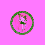 Piatto centrotavola e segnaposto Il Viaggio di Nettuno Pink