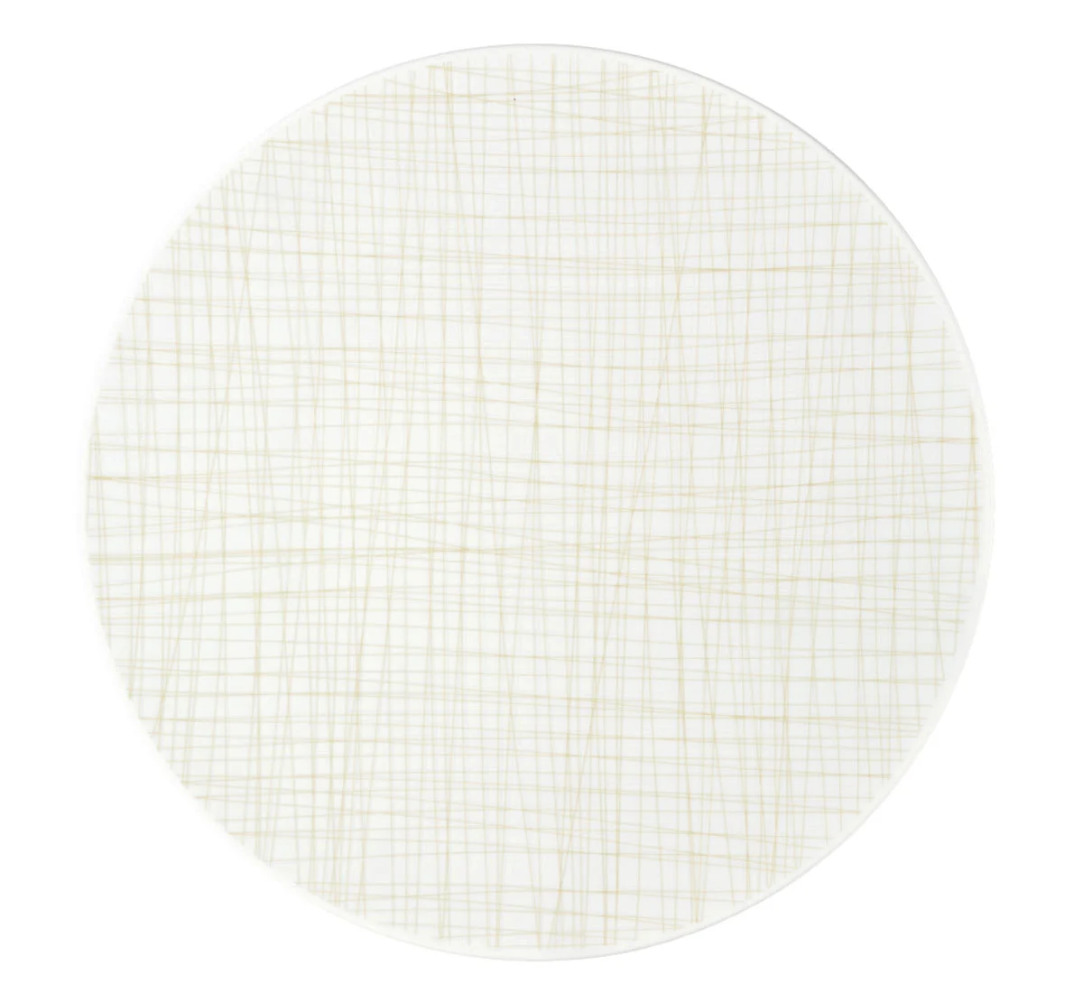 ton Piatto tondo 30 cm Mesh linee cream - immagine 1