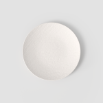 Piatto piano bianco 25 cm Manufacture Rock