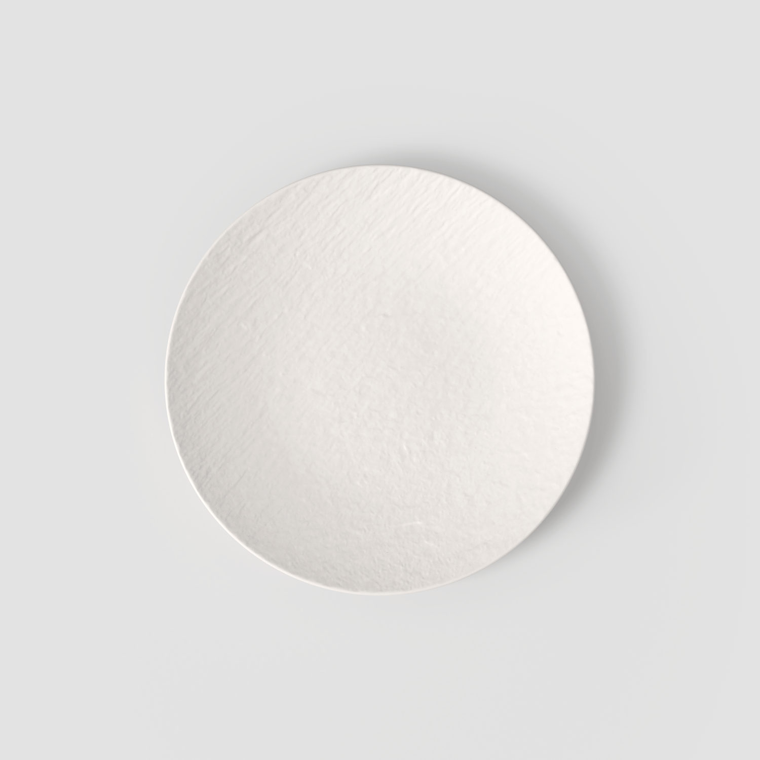 co Piatto piano bianco 25 cm Manufacture Rock - immagine 1