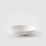 Piatto fondo a coupe bianco Manufacture Rock