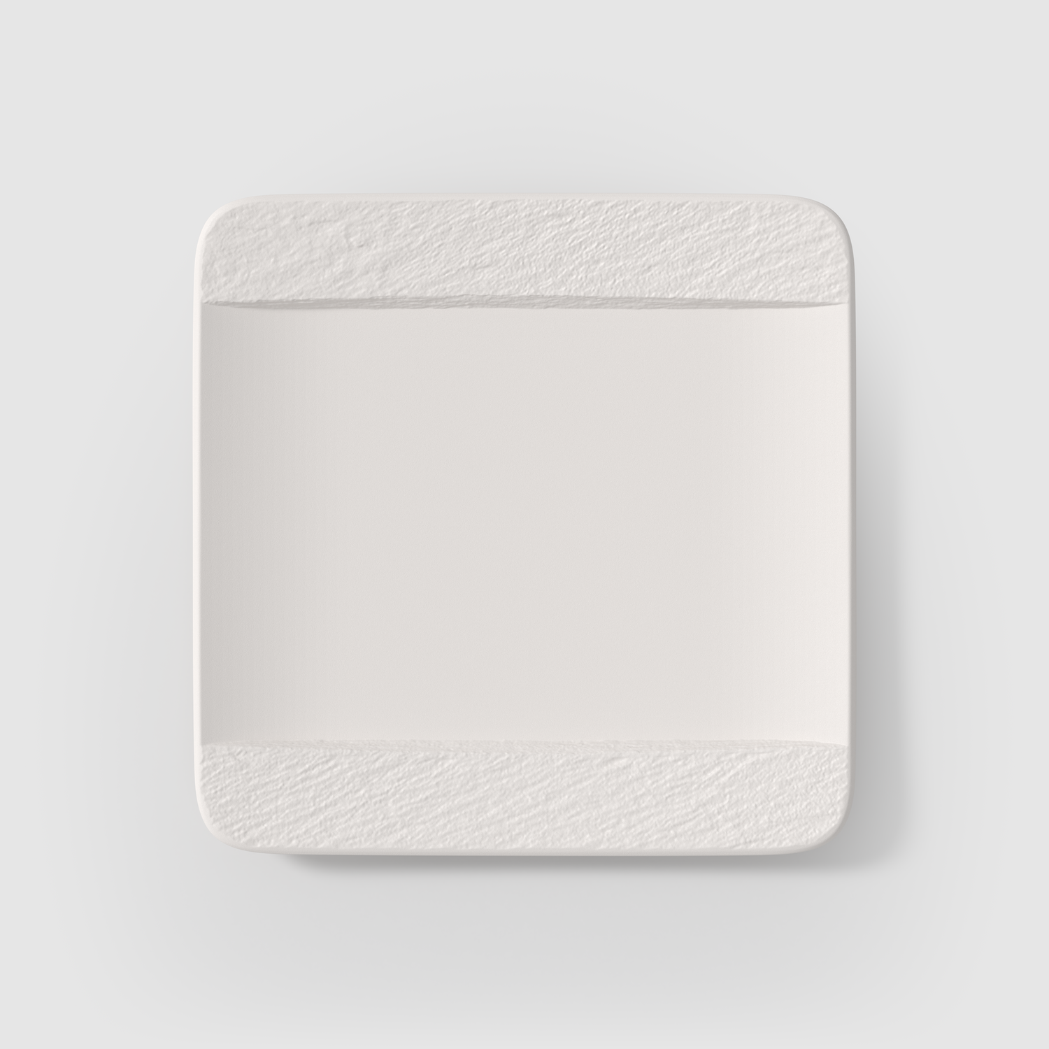 quadro Piatto piano quadrato bianco Manufacture Rock - immagine 1