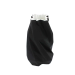 Vaso 3D Nero Forme 32cm Porcellana