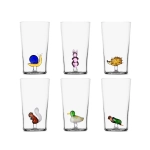 Set 6 bicchieri long drink Animal Farm