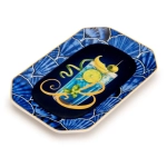 Piattino Svuotatasche Happy Hour "B" Palais Royal 18x12 cm.