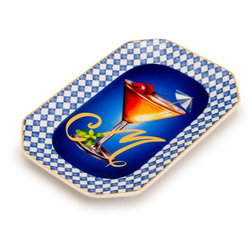 happy-hour-M Piattino Svuotatasche Happy Hour "M" Palais Royal 18x12 cm. - immagine 1