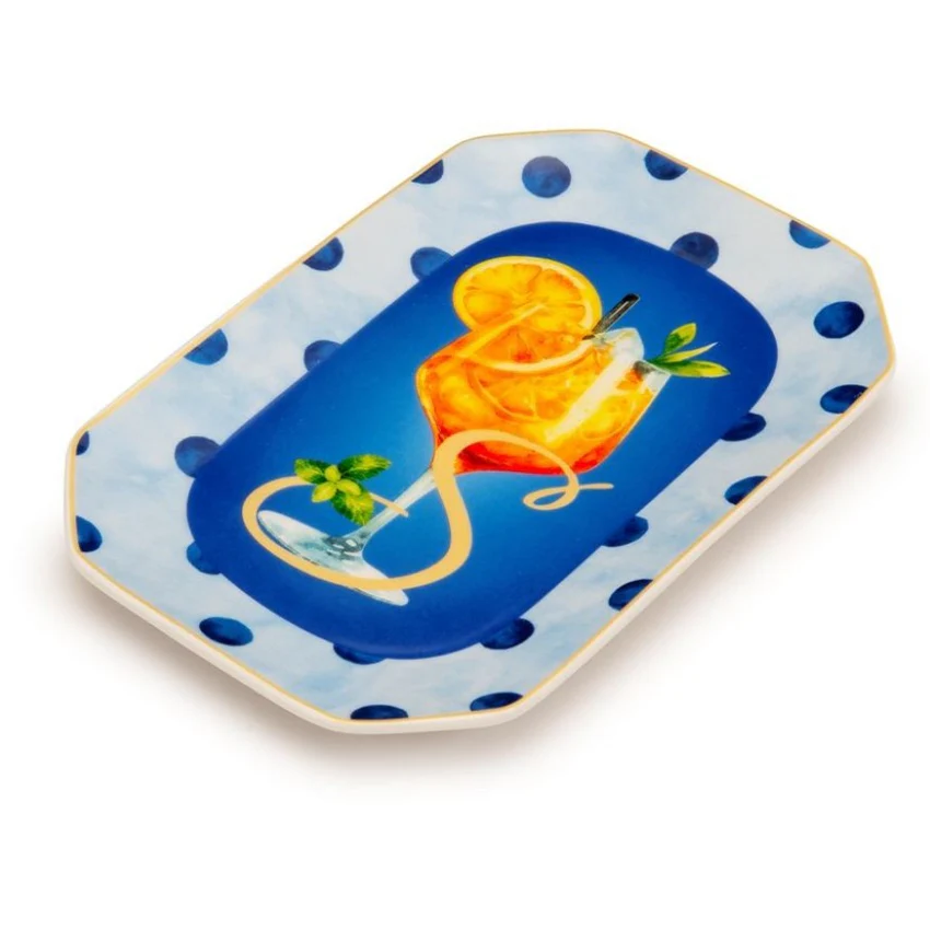 happy-hour-S Piattino Svuotatasche Happy Hour "S" Palais Royal 18x12 cm. - immagine 1